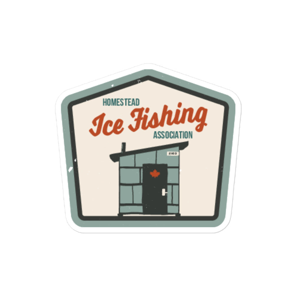 Ice Fishing Sticker – Homestead Outfitters