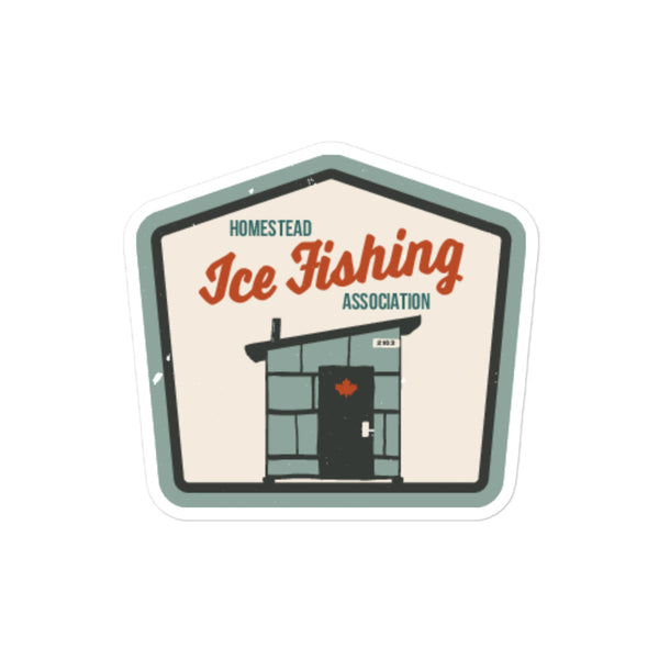 Ice Fishing Sticker