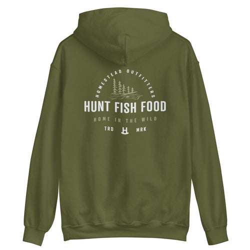 Hunt Fish Food Hoodie
