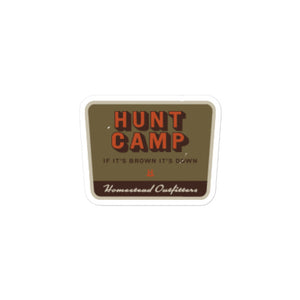 Hunt Camp Sticker