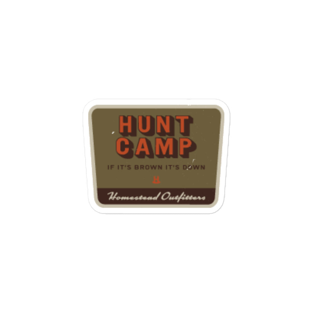 Hunt Camp Sticker